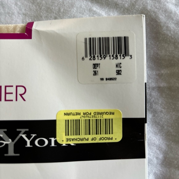 Preston & York Dillards SHIMMER Medium Control Top Pantyhose #67144 Champagne - Picture 5 of 7